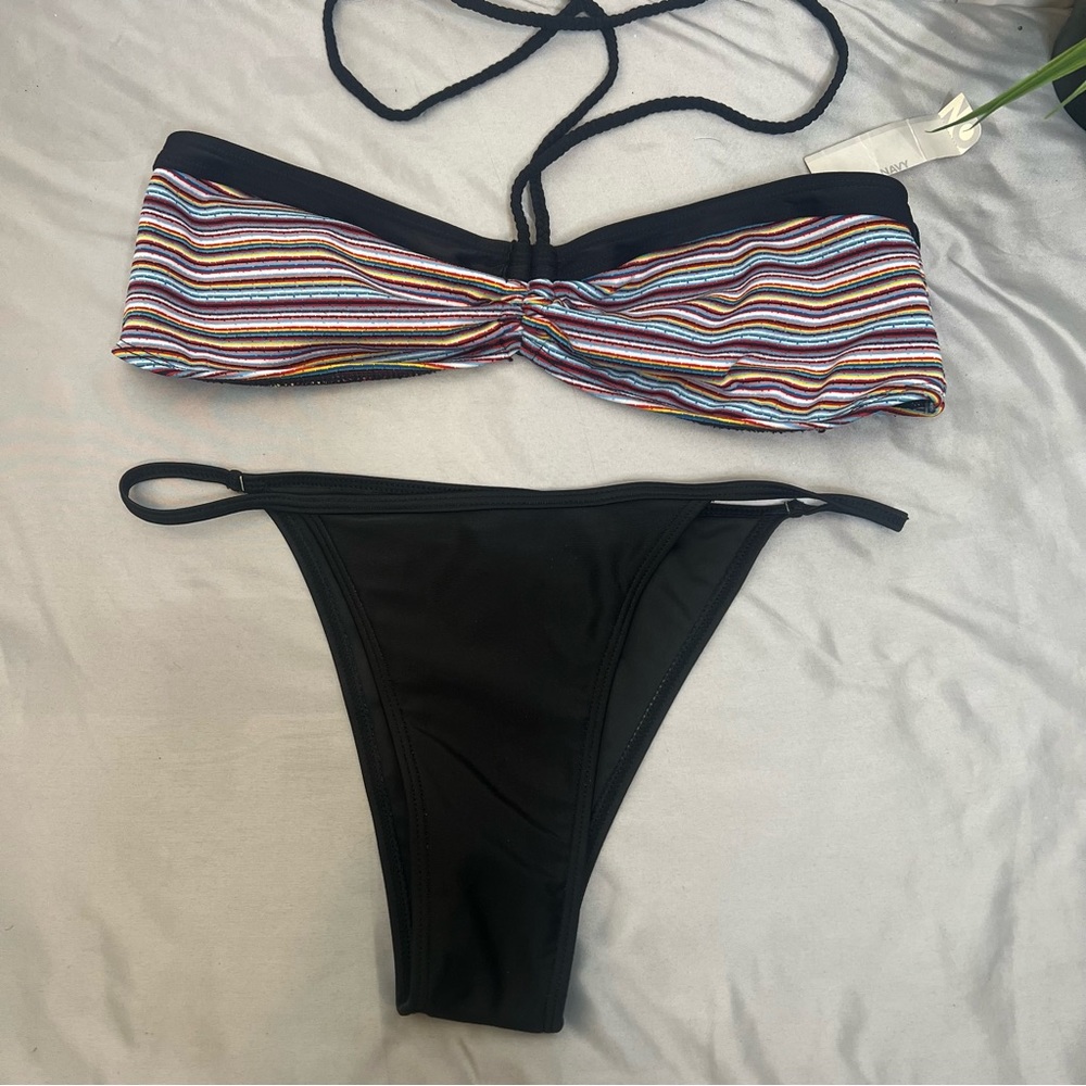 Old Navy Multicolor Bikini Set Swimsuit M/L